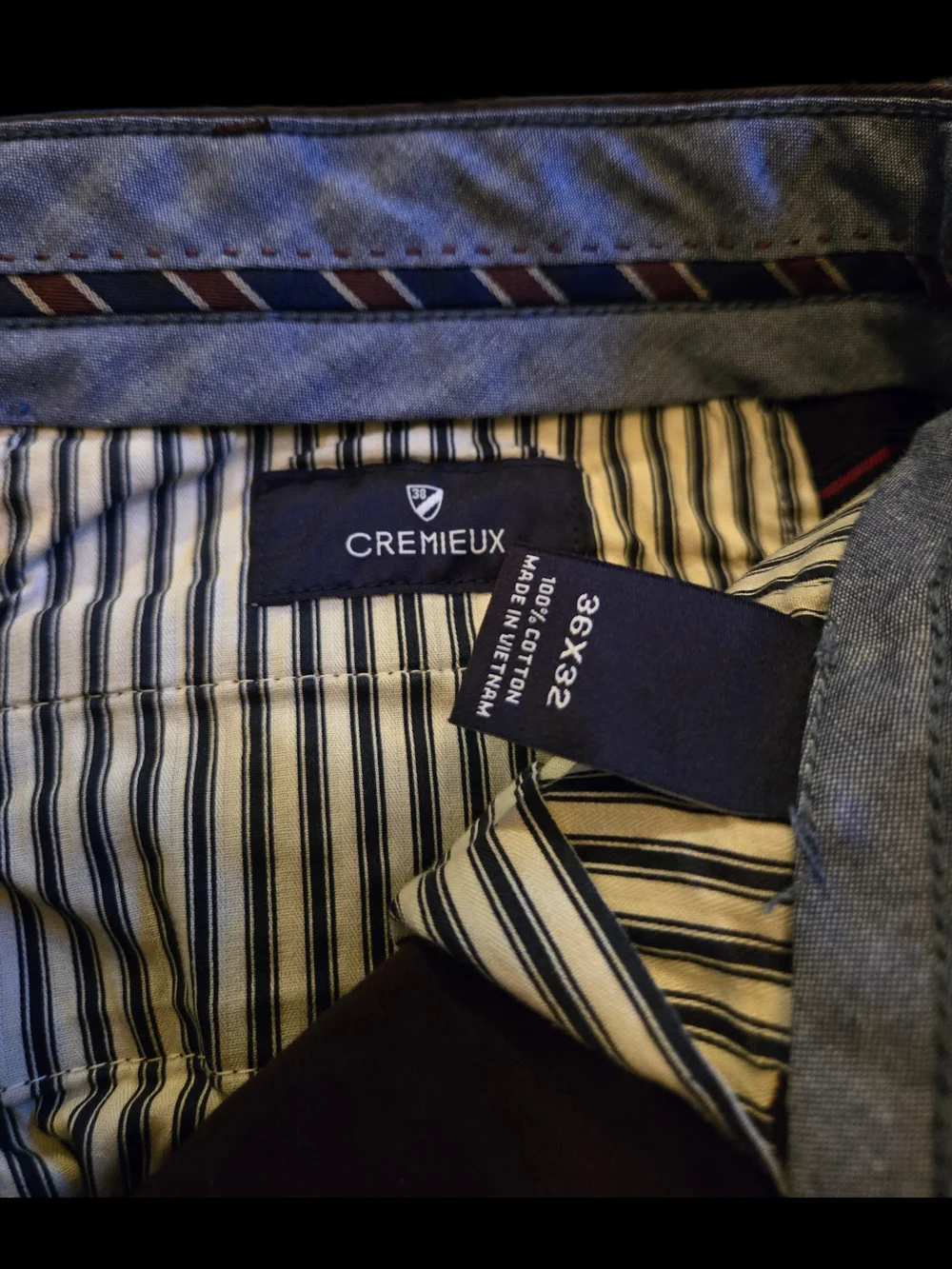 Daniel Cremieux Men's Straight-Leg Chinos - Burgundy Like New Size 36x32